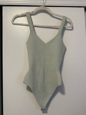 Abercrombie Ribbed Knit Bodysuit